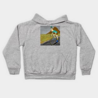 Road Cycling Nerd Kids Hoodie